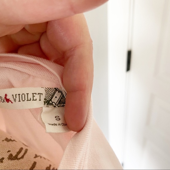 Chelsea & Violet Pink High Low T-shirt S *VIDEO* - Picture 9 of 10